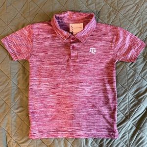 Kids/Toddler Boy Texas A&M dry fit polo- Size 4T